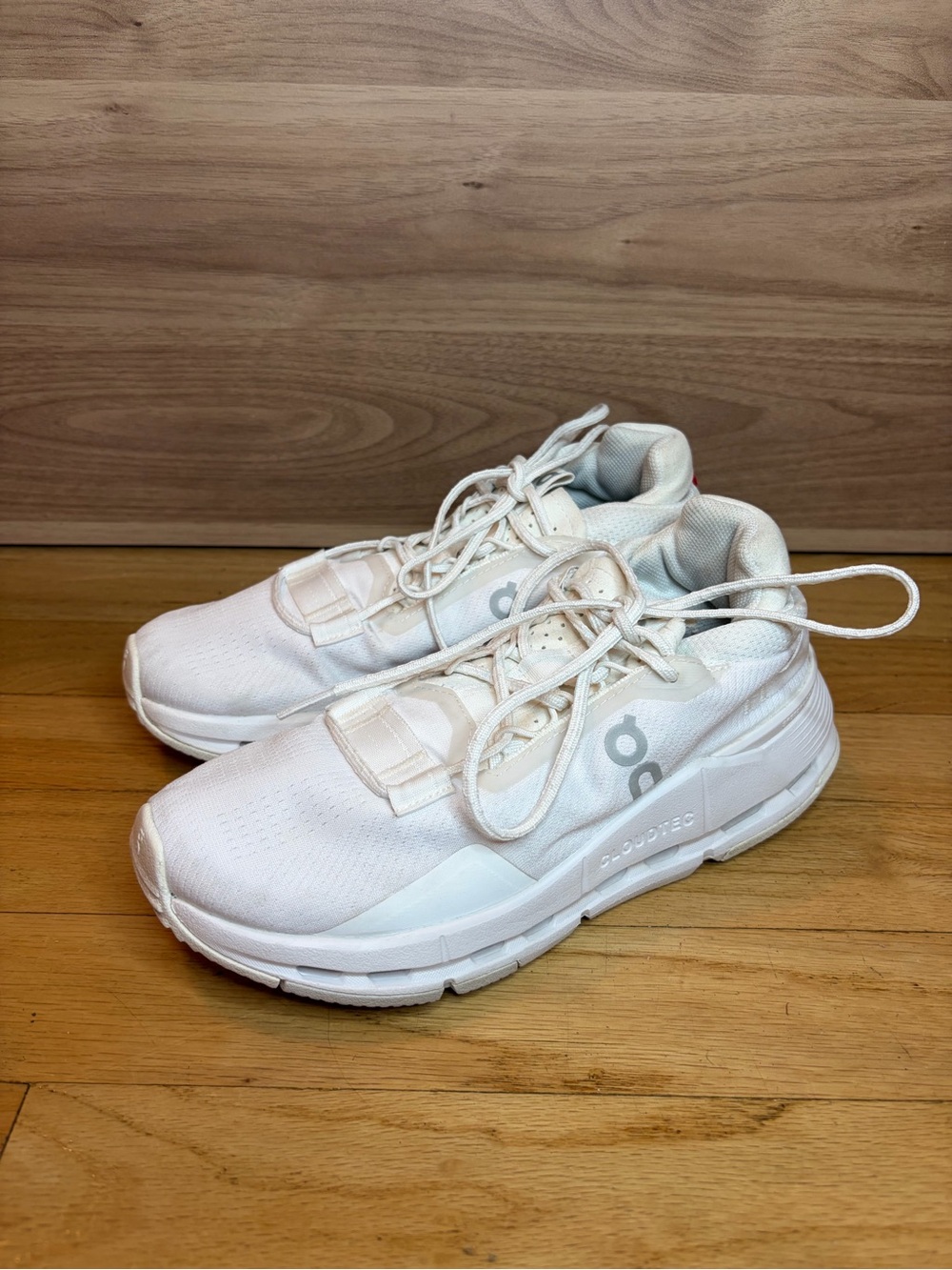 On Running Cloudnova 2 Women's Sneakers in White - Size 5